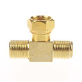 Precision Casting Parts Brass T Shaped Fastener Connector Dewax Investment Casting Parts